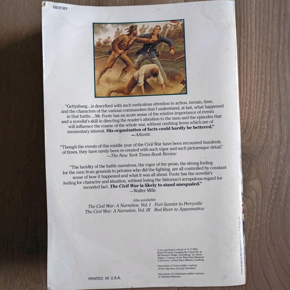 The Civil War: A Narrative: Fredericksburg to Meridian - Shelby Foote - 1986 p/b - Picture 5 of 10